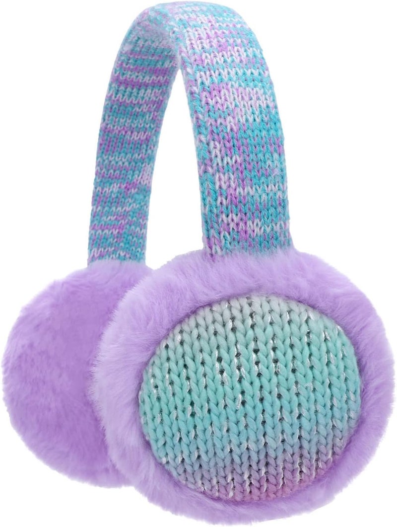 Ztl Kids Knit Earmuffs Soft Plush Ear Warmers Winter Outdoor Ear Muffs for Boys Girls - Image 1